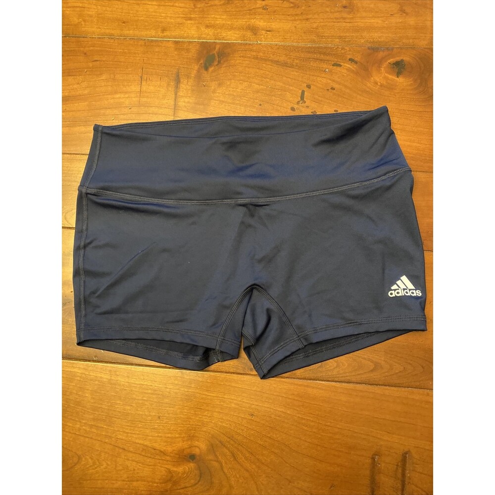 Adidas Women's 4" Inseam Spandex Club Volleyball Navy Blue Size XL EUC
